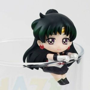 sailor pluto drink marker coaster figure keychain